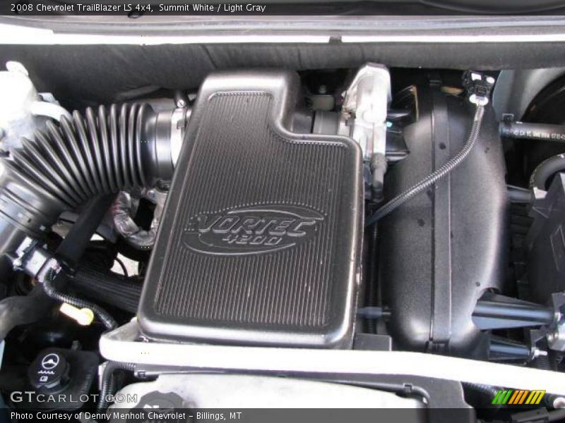 Summit White / Light Gray 2008 Chevrolet TrailBlazer LS 4x4