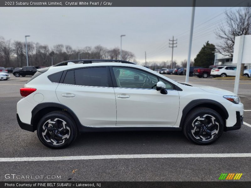 Crystal White Pearl / Gray 2023 Subaru Crosstrek Limited