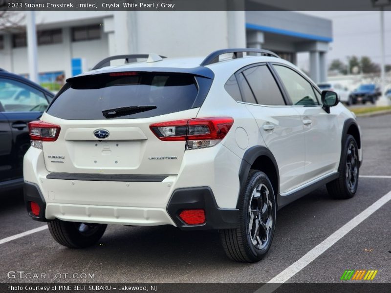 Crystal White Pearl / Gray 2023 Subaru Crosstrek Limited