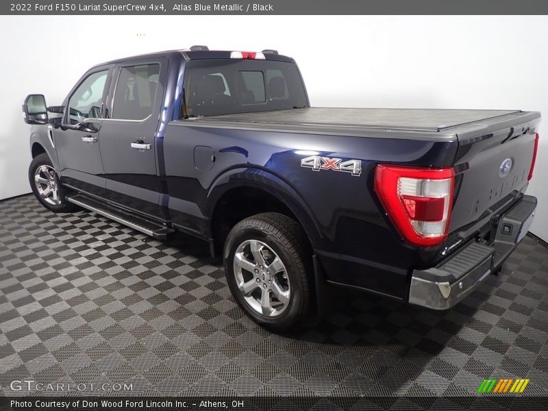 Atlas Blue Metallic / Black 2022 Ford F150 Lariat SuperCrew 4x4