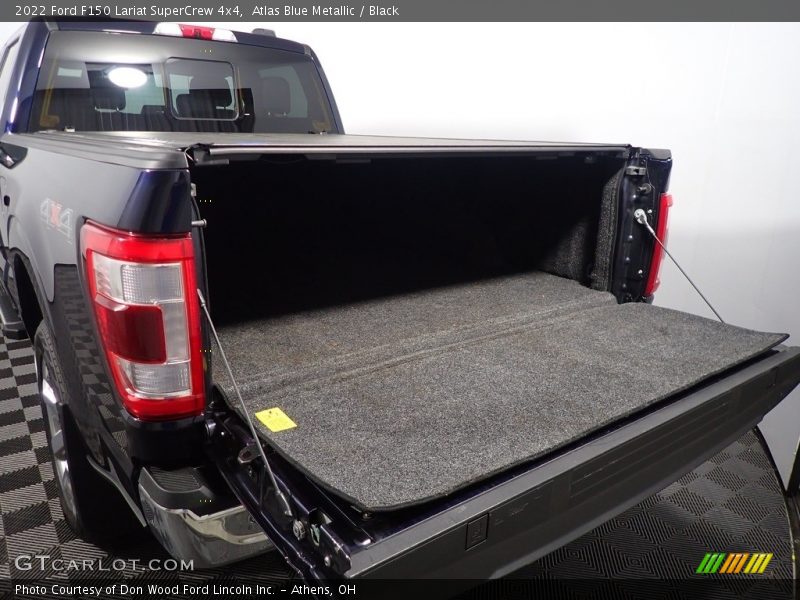 Atlas Blue Metallic / Black 2022 Ford F150 Lariat SuperCrew 4x4