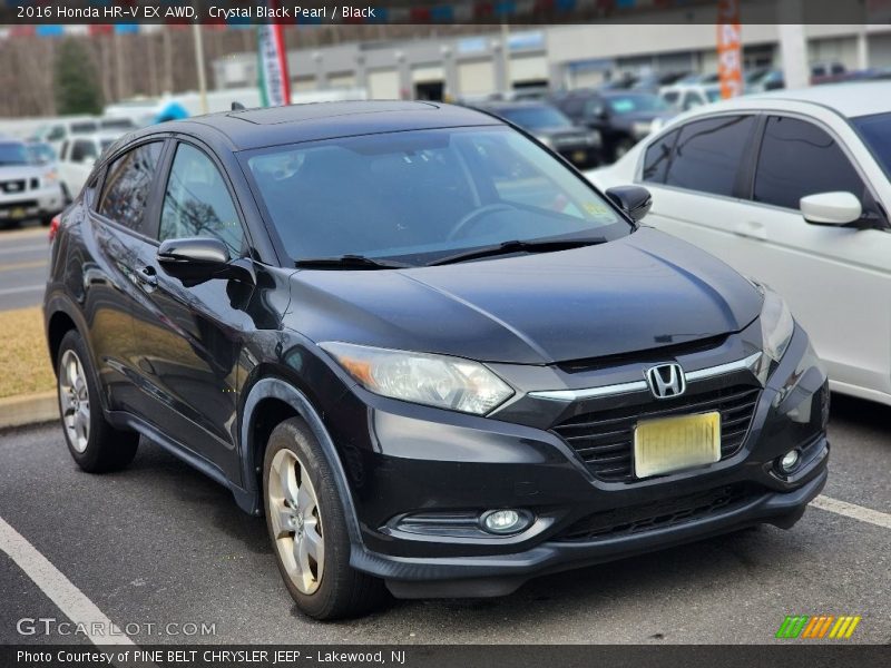 Crystal Black Pearl / Black 2016 Honda HR-V EX AWD