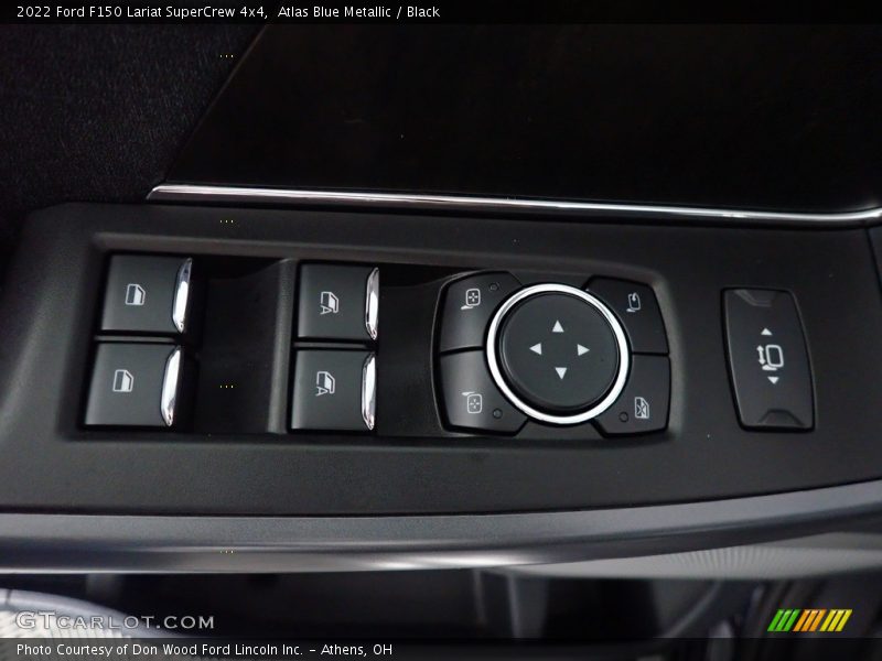 Atlas Blue Metallic / Black 2022 Ford F150 Lariat SuperCrew 4x4