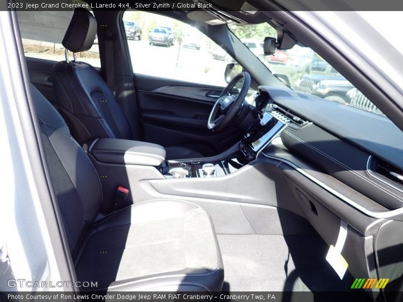 Silver Zynith / Global Black 2023 Jeep Grand Cherokee L Laredo 4x4