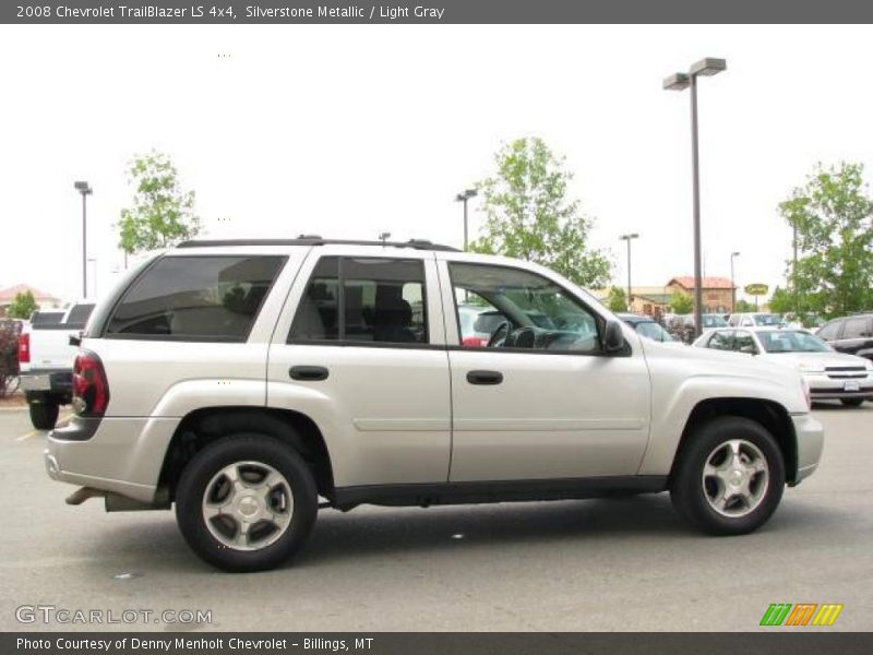 Silverstone Metallic / Light Gray 2008 Chevrolet TrailBlazer LS 4x4