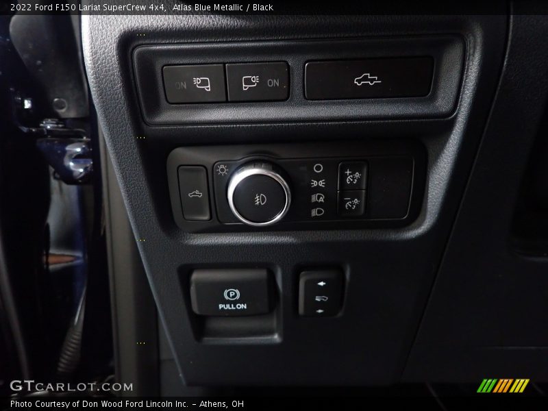 Atlas Blue Metallic / Black 2022 Ford F150 Lariat SuperCrew 4x4