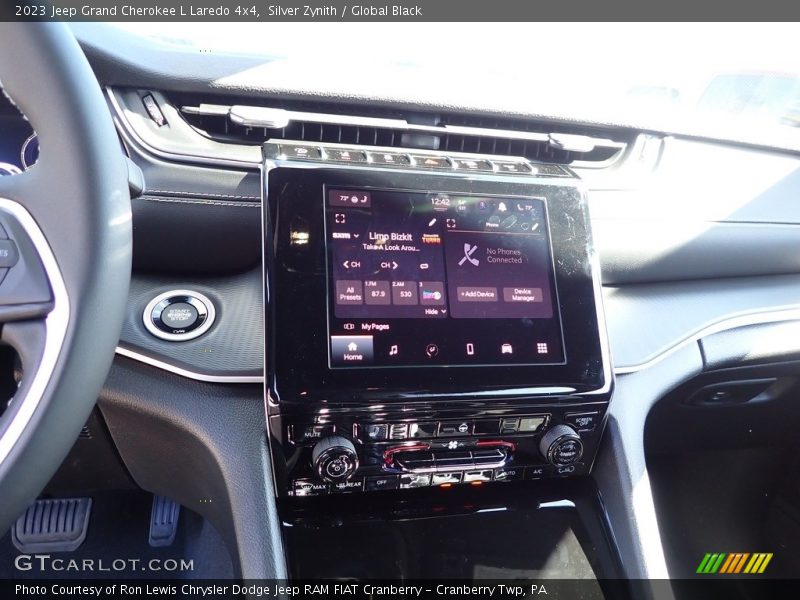 Silver Zynith / Global Black 2023 Jeep Grand Cherokee L Laredo 4x4