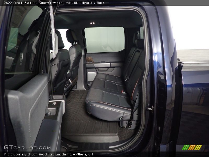 Atlas Blue Metallic / Black 2022 Ford F150 Lariat SuperCrew 4x4