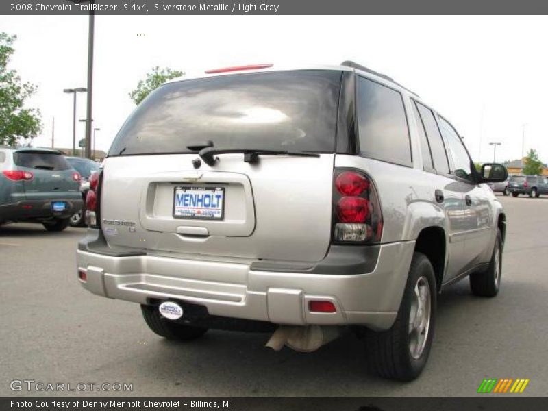 Silverstone Metallic / Light Gray 2008 Chevrolet TrailBlazer LS 4x4