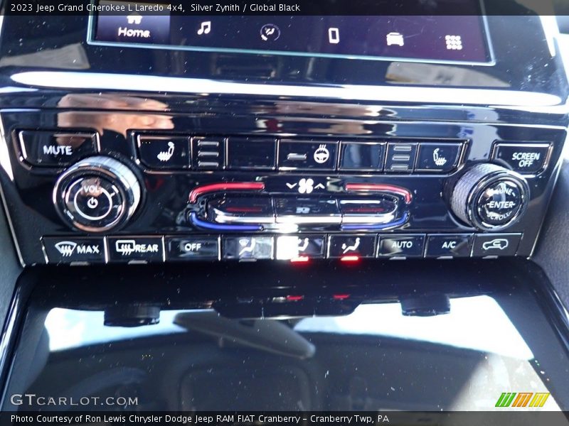 Silver Zynith / Global Black 2023 Jeep Grand Cherokee L Laredo 4x4