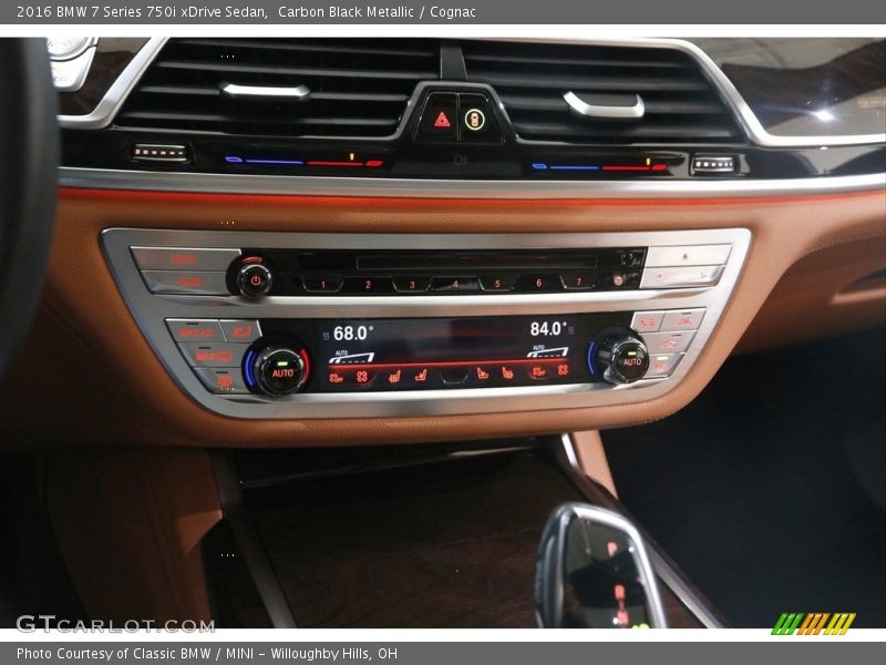 Carbon Black Metallic / Cognac 2016 BMW 7 Series 750i xDrive Sedan