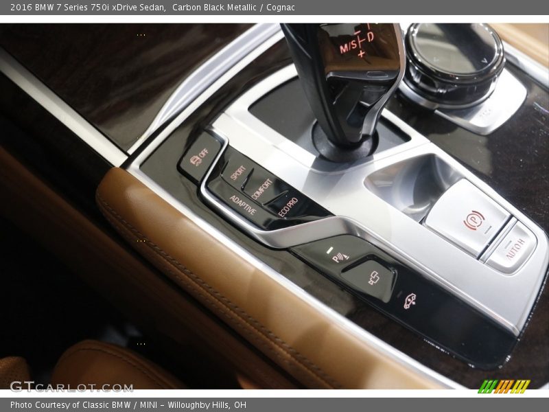Carbon Black Metallic / Cognac 2016 BMW 7 Series 750i xDrive Sedan