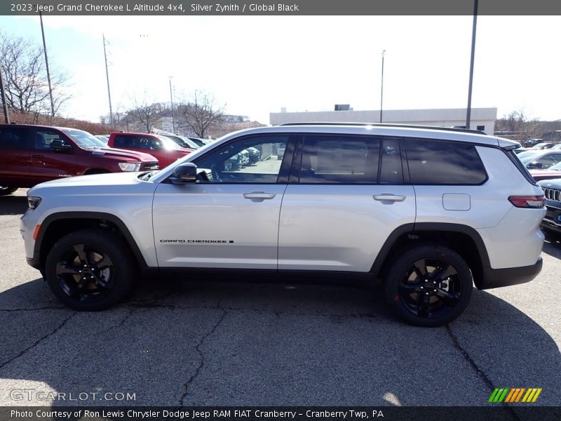 Silver Zynith / Global Black 2023 Jeep Grand Cherokee L Altitude 4x4