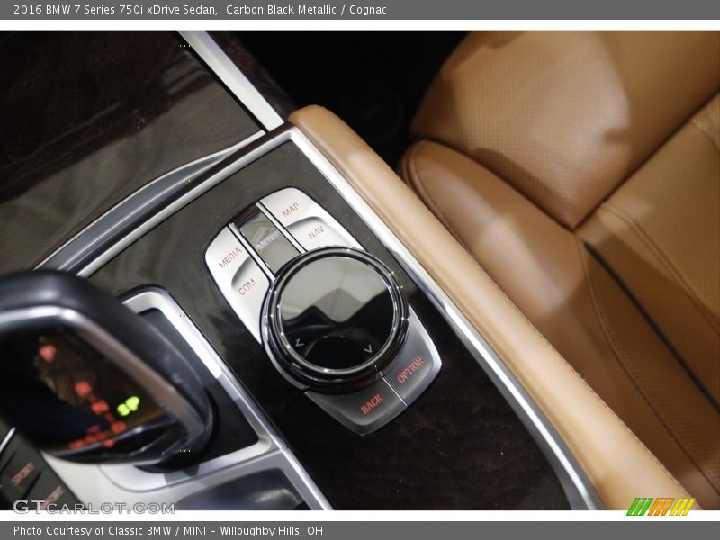 Carbon Black Metallic / Cognac 2016 BMW 7 Series 750i xDrive Sedan