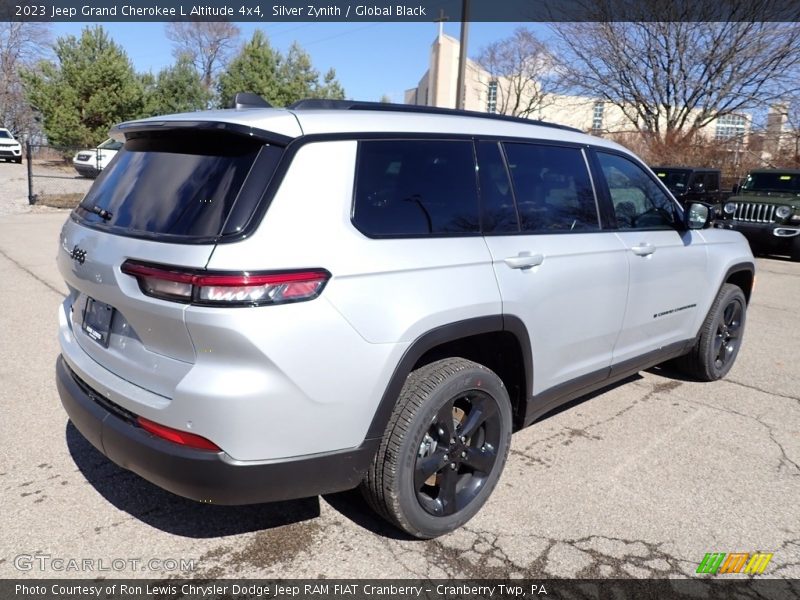 Silver Zynith / Global Black 2023 Jeep Grand Cherokee L Altitude 4x4