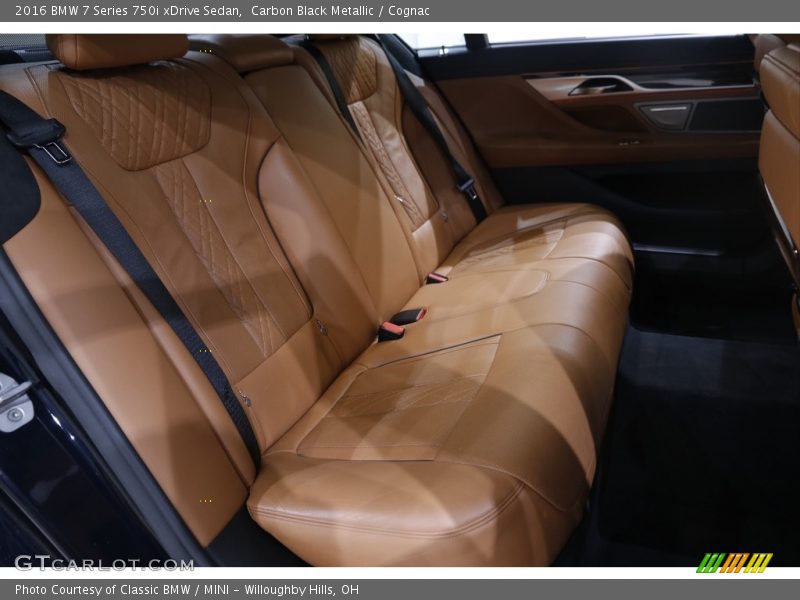 Carbon Black Metallic / Cognac 2016 BMW 7 Series 750i xDrive Sedan