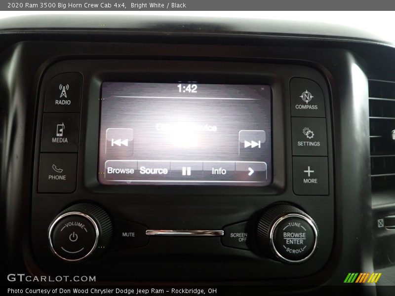 Bright White / Black 2020 Ram 3500 Big Horn Crew Cab 4x4