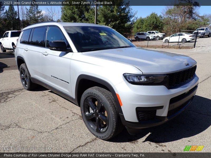 Silver Zynith / Global Black 2023 Jeep Grand Cherokee L Altitude 4x4