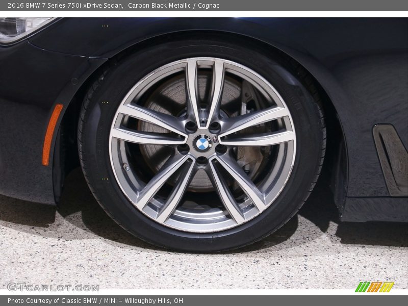 Carbon Black Metallic / Cognac 2016 BMW 7 Series 750i xDrive Sedan