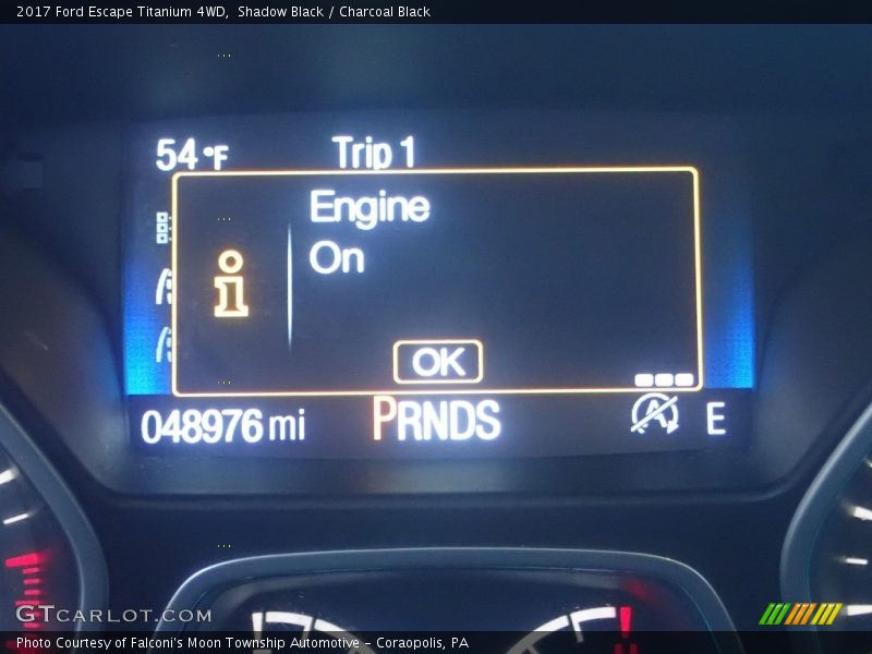 Shadow Black / Charcoal Black 2017 Ford Escape Titanium 4WD