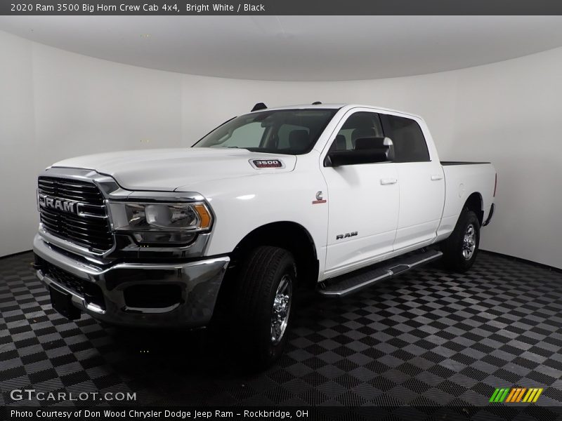 Bright White / Black 2020 Ram 3500 Big Horn Crew Cab 4x4