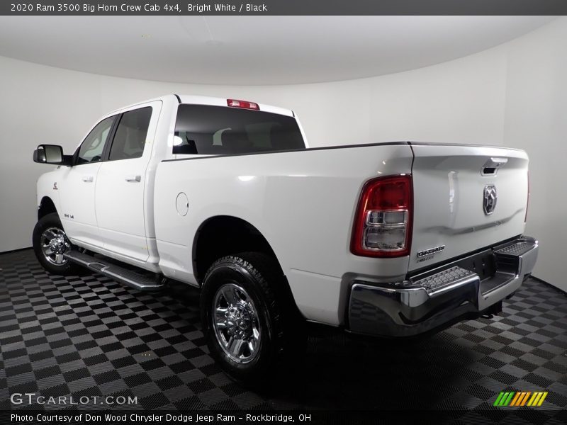 Bright White / Black 2020 Ram 3500 Big Horn Crew Cab 4x4