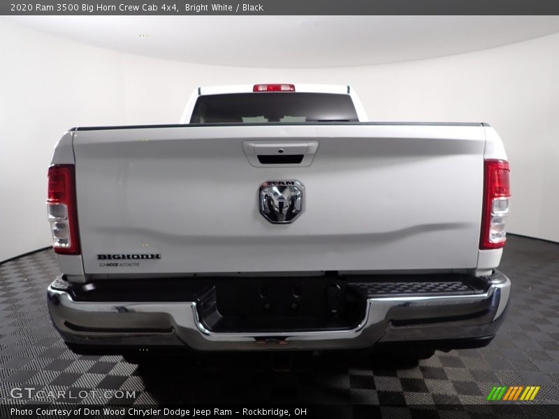 Bright White / Black 2020 Ram 3500 Big Horn Crew Cab 4x4