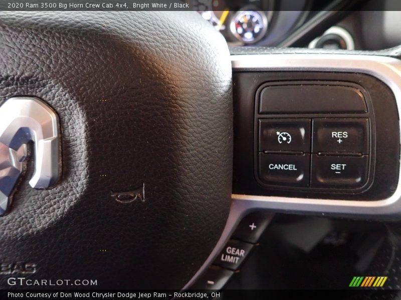 Bright White / Black 2020 Ram 3500 Big Horn Crew Cab 4x4