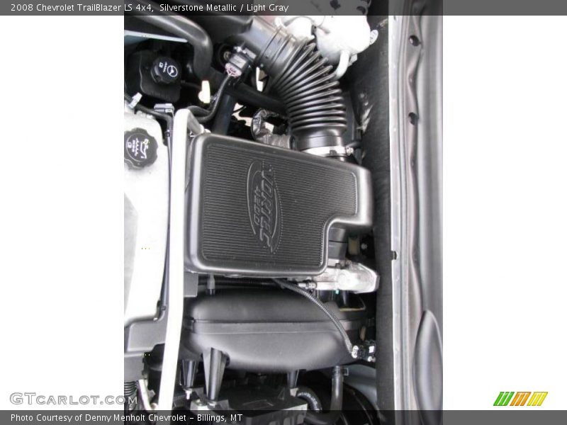 Silverstone Metallic / Light Gray 2008 Chevrolet TrailBlazer LS 4x4