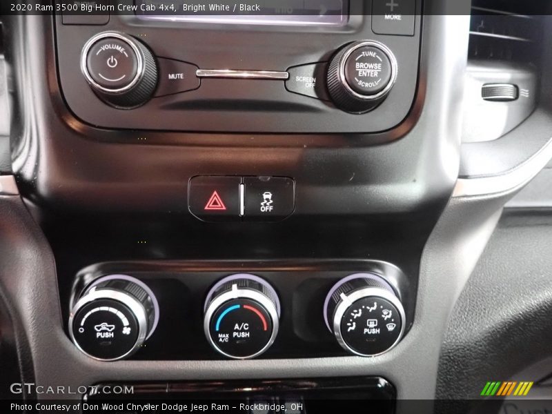 Bright White / Black 2020 Ram 3500 Big Horn Crew Cab 4x4