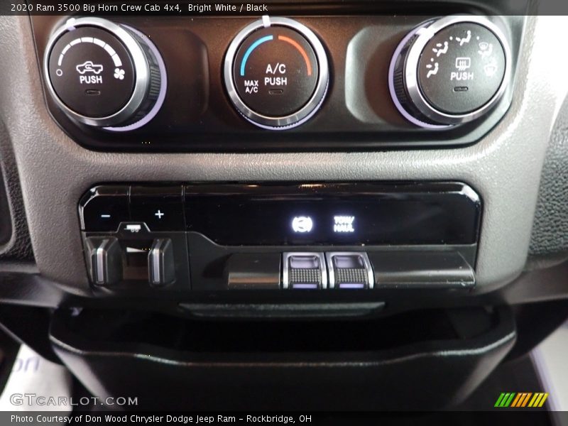 Bright White / Black 2020 Ram 3500 Big Horn Crew Cab 4x4