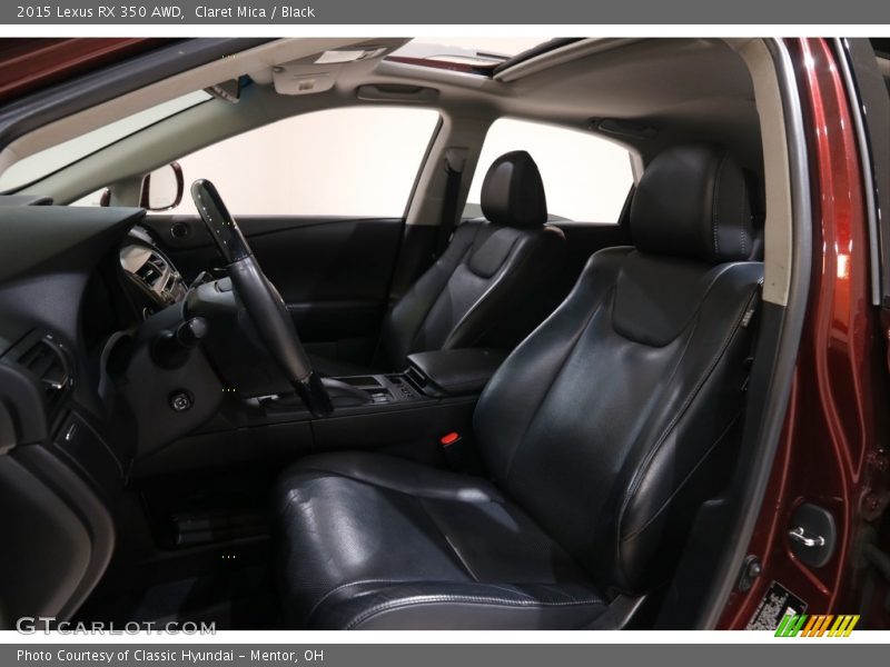 Claret Mica / Black 2015 Lexus RX 350 AWD