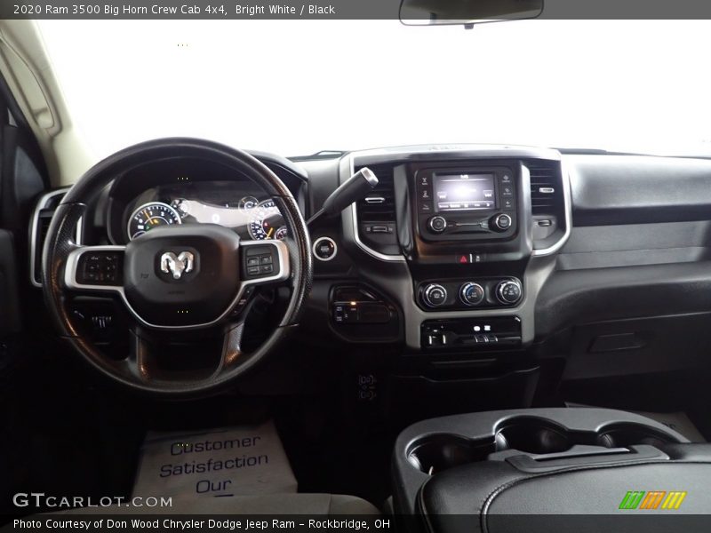 Bright White / Black 2020 Ram 3500 Big Horn Crew Cab 4x4