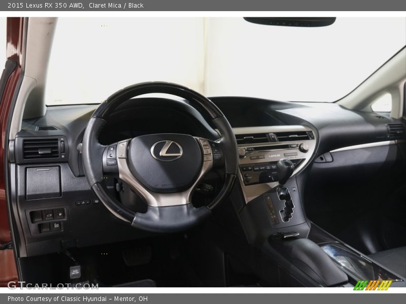 Claret Mica / Black 2015 Lexus RX 350 AWD