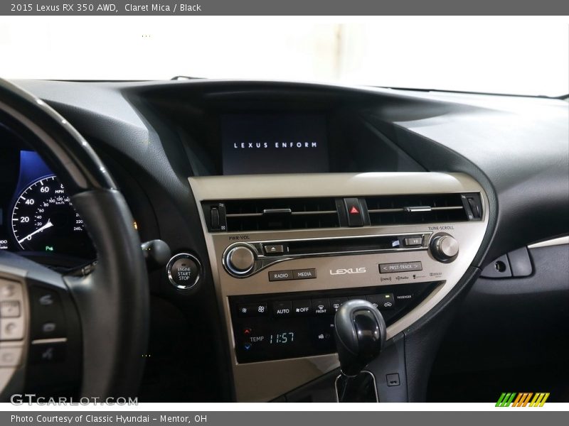 Claret Mica / Black 2015 Lexus RX 350 AWD