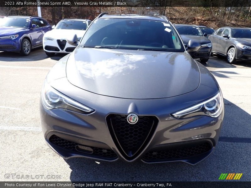 Vesuvio Gray Metallic / Black 2023 Alfa Romeo Stelvio Sprint AWD