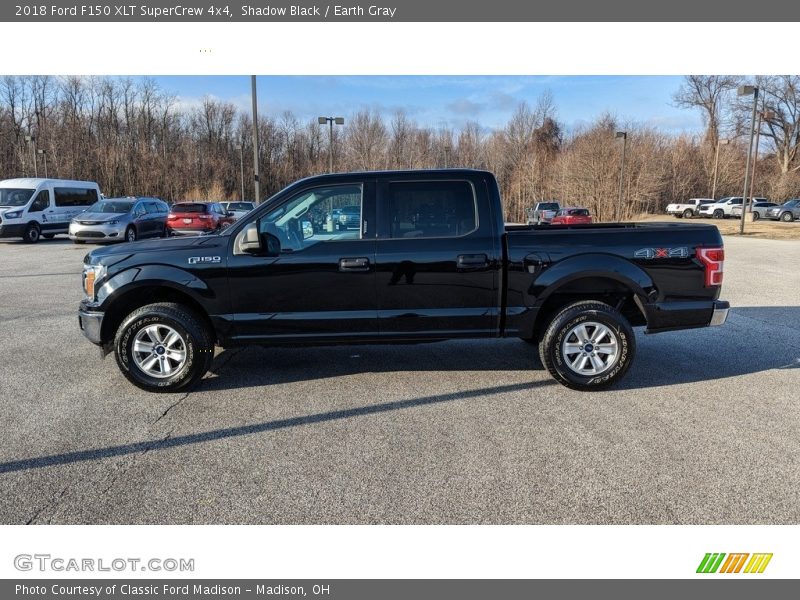 Shadow Black / Earth Gray 2018 Ford F150 XLT SuperCrew 4x4