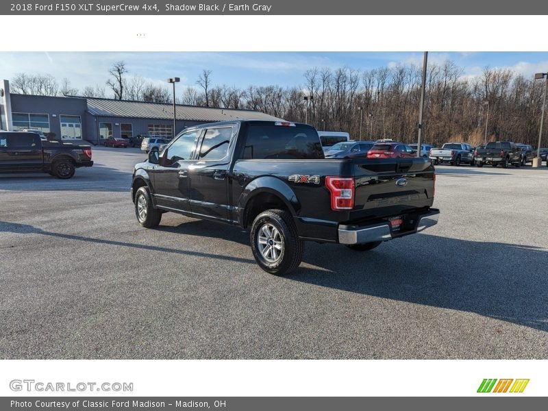 Shadow Black / Earth Gray 2018 Ford F150 XLT SuperCrew 4x4