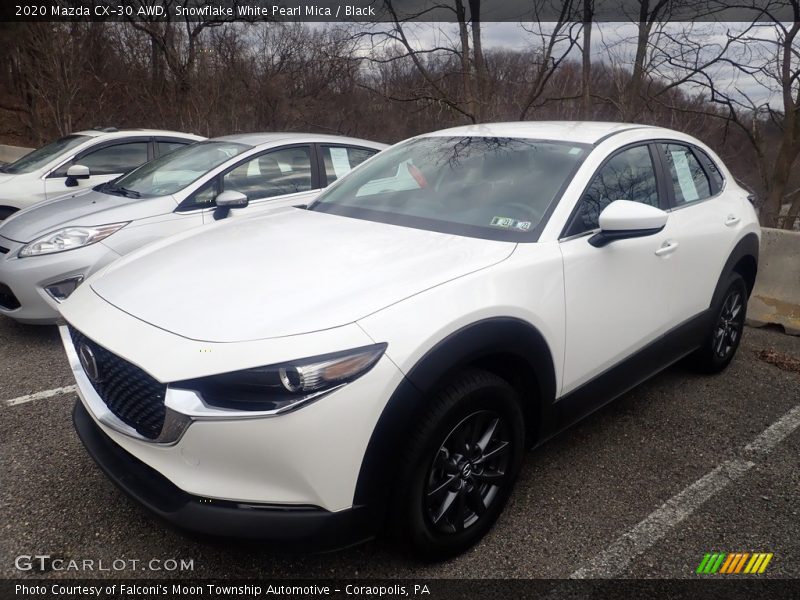 Snowflake White Pearl Mica / Black 2020 Mazda CX-30 AWD