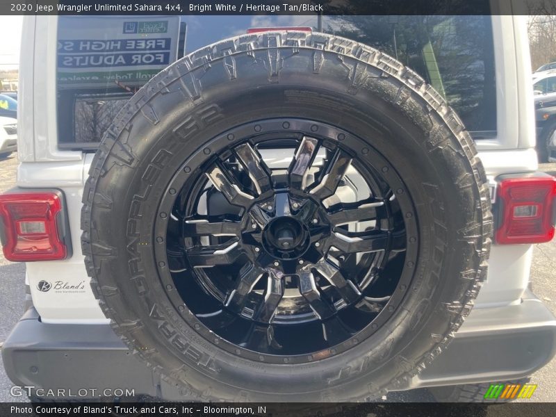 Bright White / Heritage Tan/Black 2020 Jeep Wrangler Unlimited Sahara 4x4