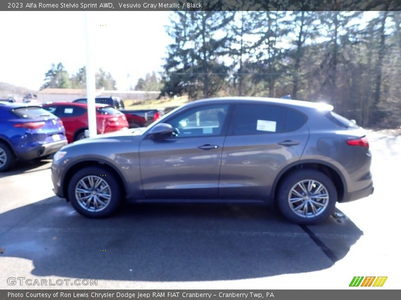 Vesuvio Gray Metallic / Black 2023 Alfa Romeo Stelvio Sprint AWD