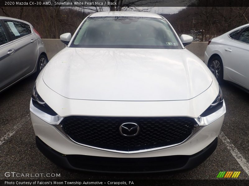 Snowflake White Pearl Mica / Black 2020 Mazda CX-30 AWD