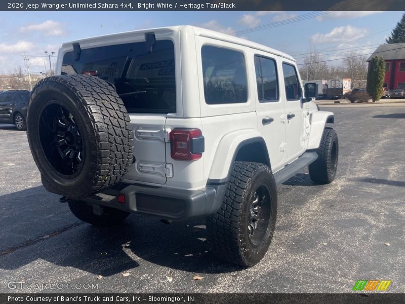 Bright White / Heritage Tan/Black 2020 Jeep Wrangler Unlimited Sahara 4x4