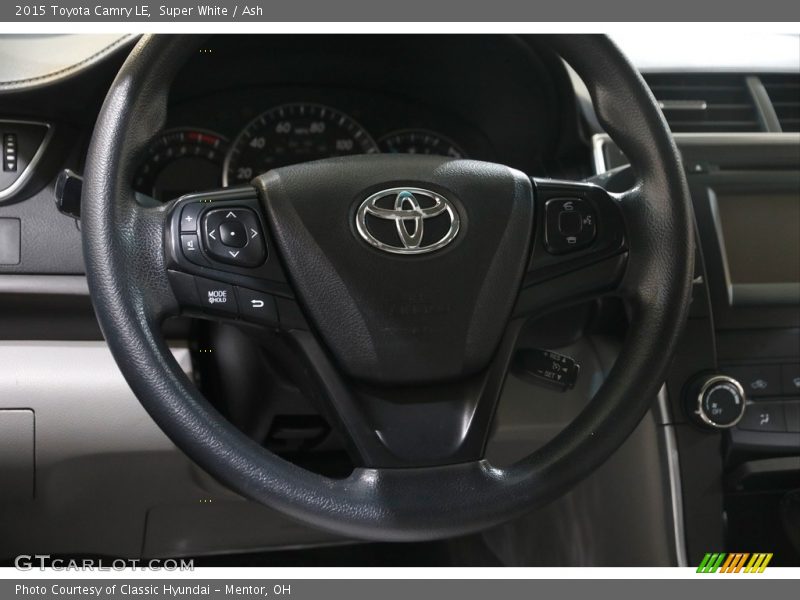 Super White / Ash 2015 Toyota Camry LE