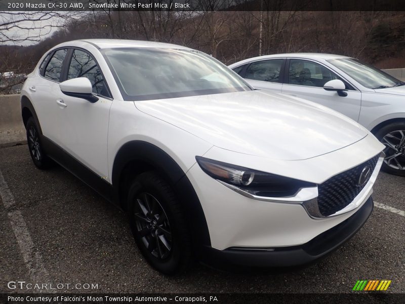 Snowflake White Pearl Mica / Black 2020 Mazda CX-30 AWD