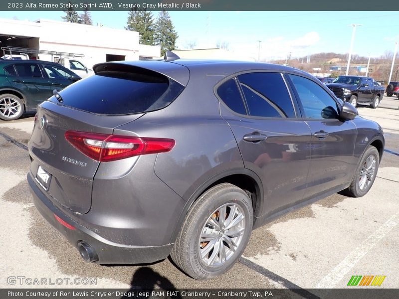 Vesuvio Gray Metallic / Black 2023 Alfa Romeo Stelvio Sprint AWD