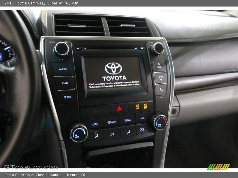 Super White / Ash 2015 Toyota Camry LE