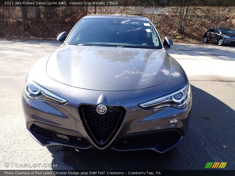 Vesuvio Gray Metallic / Black 2023 Alfa Romeo Stelvio Sprint AWD