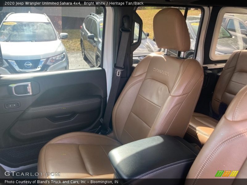 Bright White / Heritage Tan/Black 2020 Jeep Wrangler Unlimited Sahara 4x4