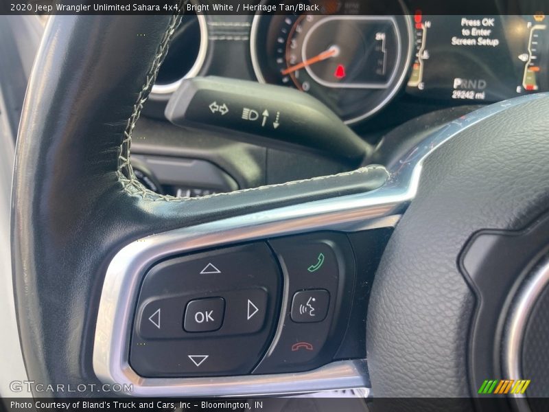 Bright White / Heritage Tan/Black 2020 Jeep Wrangler Unlimited Sahara 4x4
